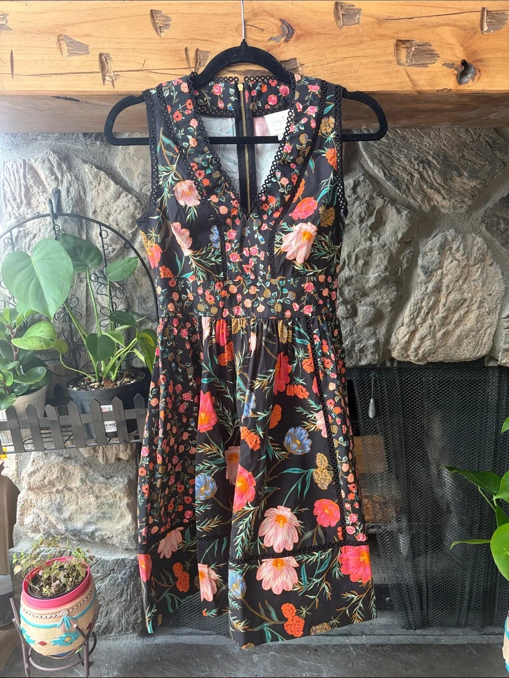KATE SPADE New York Floral A-Line Dress